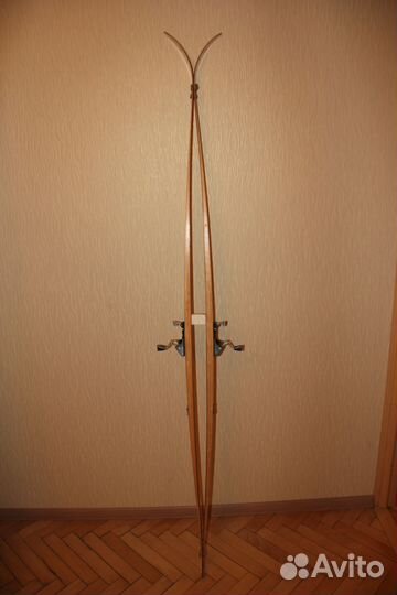Лыжи деревянные