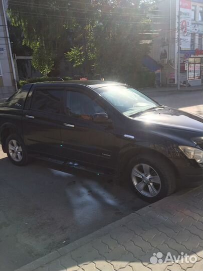 SsangYong Actyon Sports 2.0 AT, 2011, битый, 214 000 км