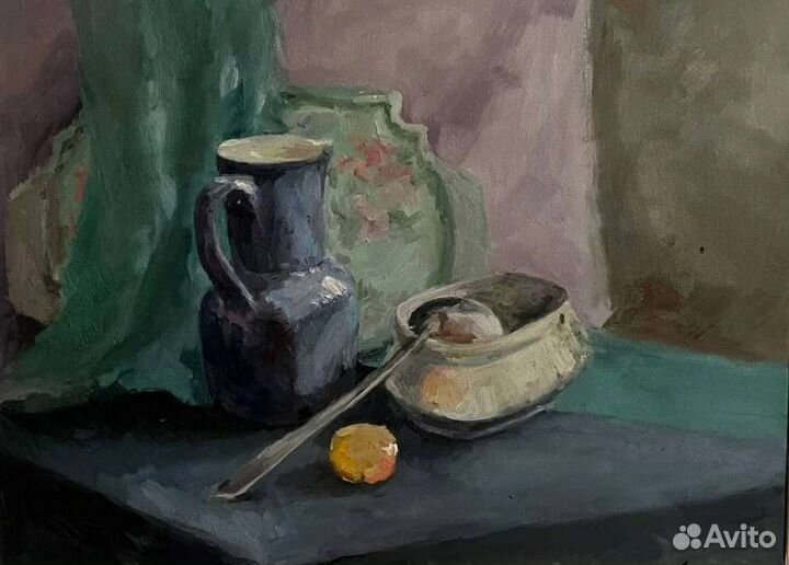 Натюрморт маслом 45–60