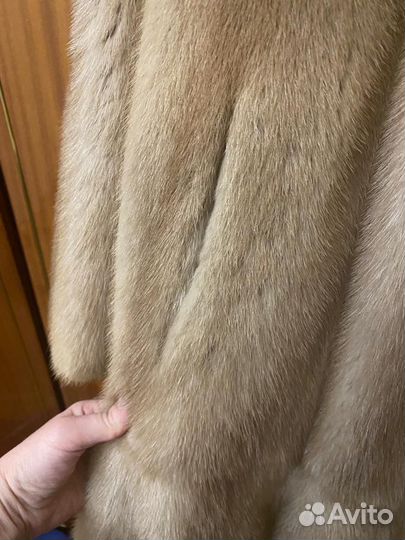 Шуба натуральная длинная