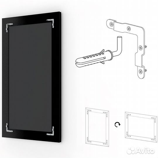 Зеркало Evoform Exclusive 146х61 BY 1265 с фацето