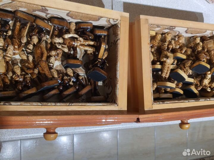Шахматное поле с фигурами