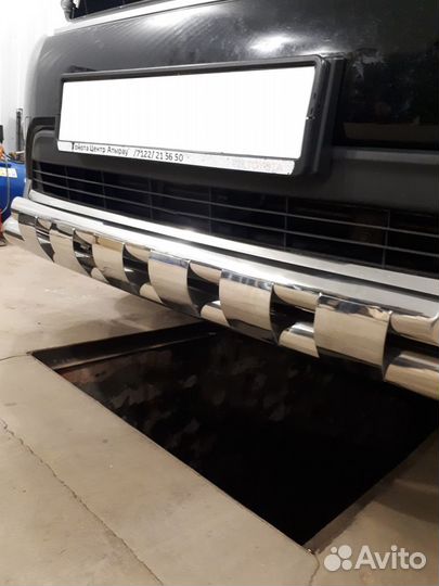 Защита бампера 60/53 мм Toyota Highlander 2010