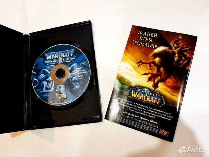 Warcraft 2 лицензионный диск (cd)