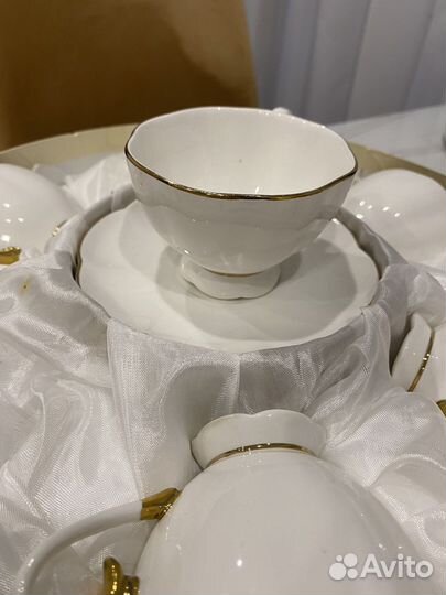 Кофейный сервиз «Коралл» новый