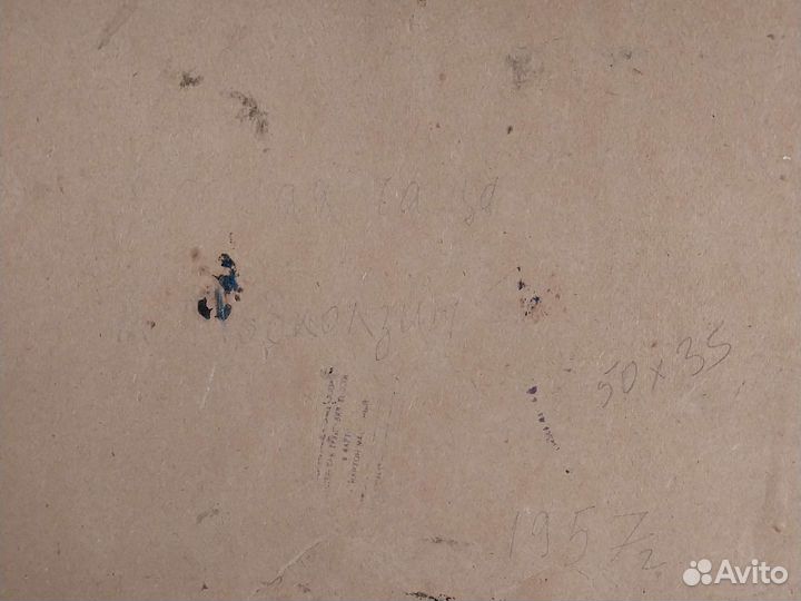 Эскиз, набросок 1957г. А.А.Подколзин