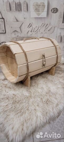 Мини бар бочонок новый