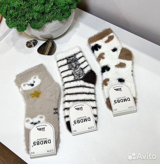 Носки детские мех норки