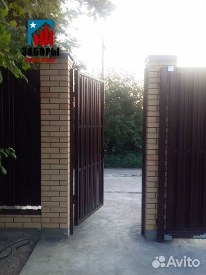 Забор из профнастила / штакетник / 