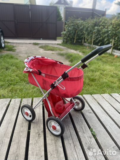 Коляска для куклы игрушечная лежачая