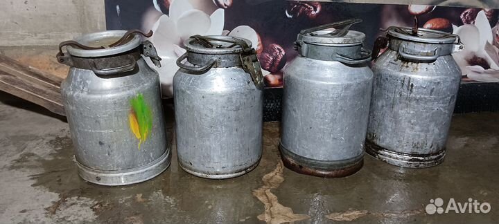 Фляга бидон алюминиевая железная