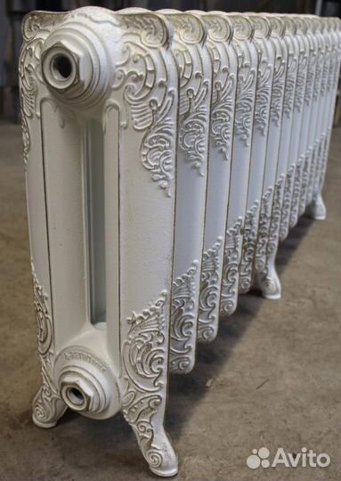 Чугунные Батареи Ретро Стиль Дизайн Узоры Ножки