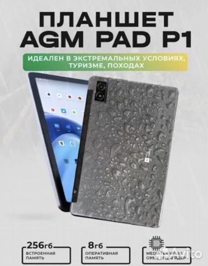 Планшет AGM PAD P1 8/256GB