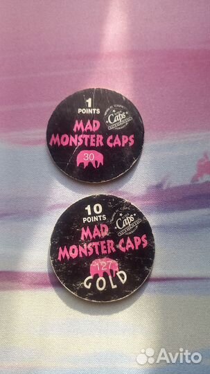 Фишки Сотки Кэпсы MAD monster caps