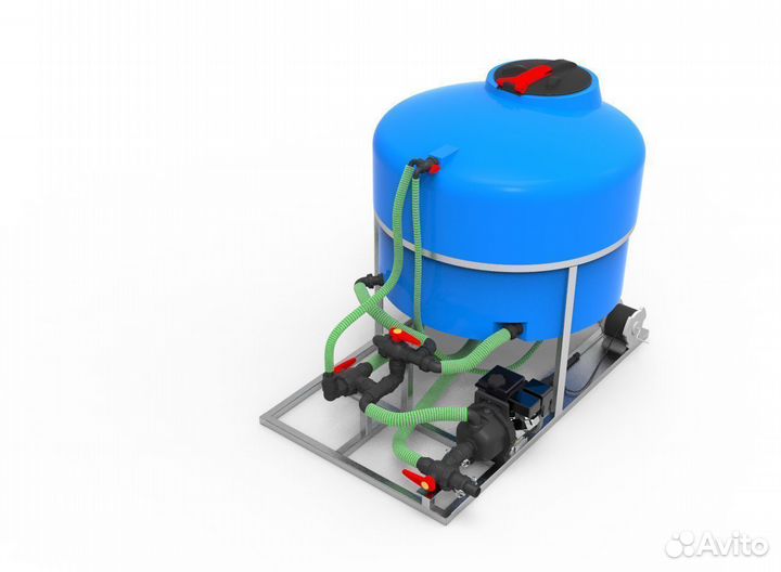 Мобильный растворный узел для кас, жку, сзр