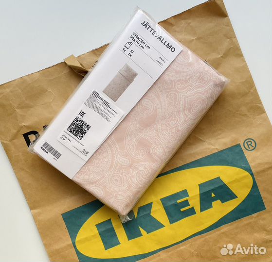 IKEA постельное белье Йэттеваллмо 150x200