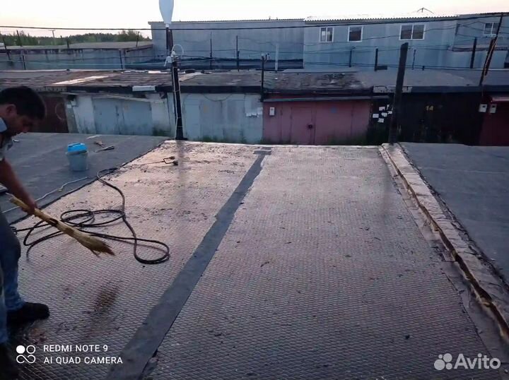 Ремонт кровли гаража