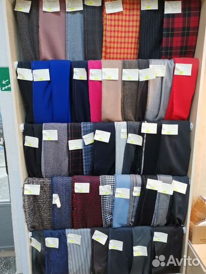 Отрез ткани хлопок, вискоза, лен и др