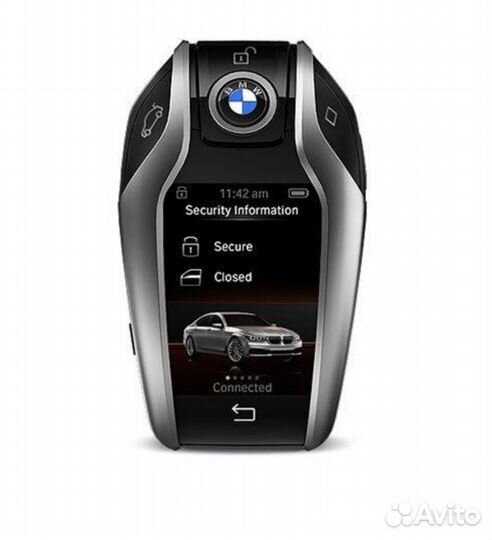 Чехол для SMART ключа BMW / бмв TPU Red