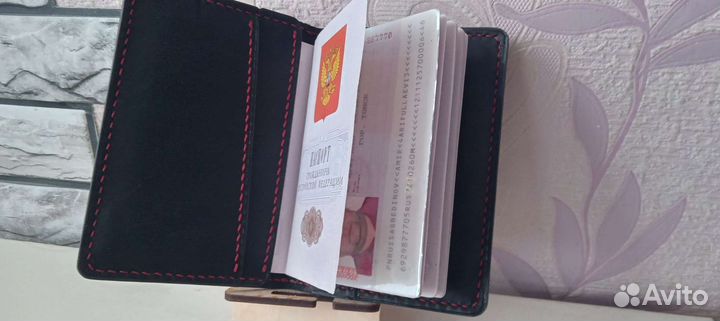 Обложка для паспорта из натуральной кожи