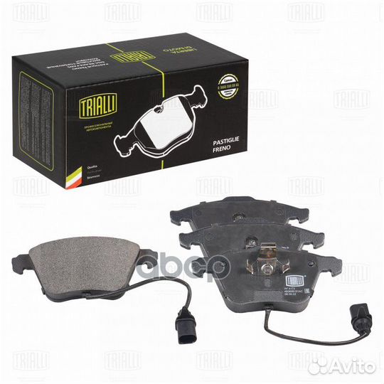 Колодки тормозные дисковые перед PF4172 Tri