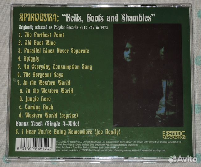 CD spirogyra Bells, Boots and Shambles