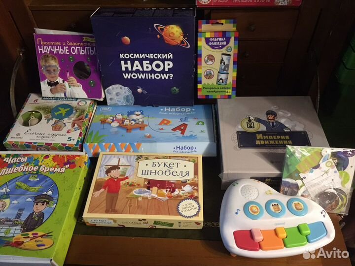 Наборы поделок и игр для детей