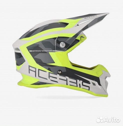 Кроссовый шлем Acerbis profile 4 Fluo-Yellow/White
