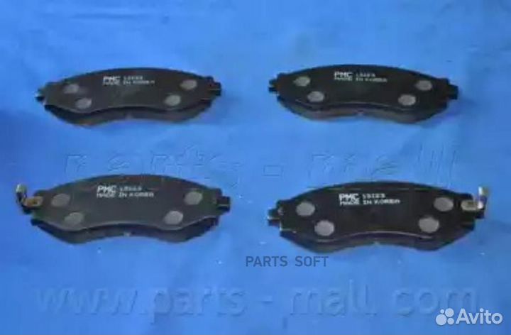 Parts-mall PKC-013 Колодки тормозные дисковые chev