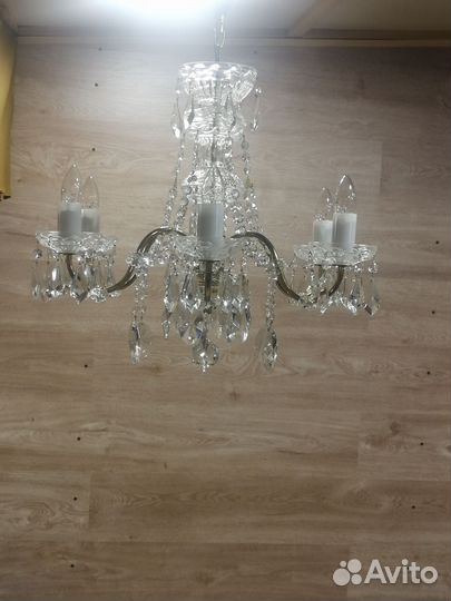 Люстра хрустальная чехия