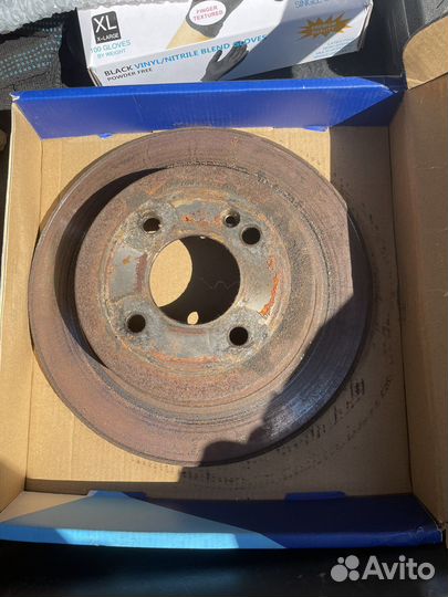 Задние тормозные диски hyundai solaris 2011