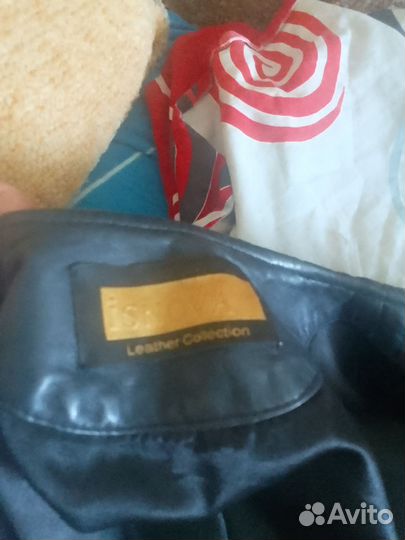 Genuine leather куртка