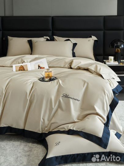 Постельное белье евро Blumarine premium