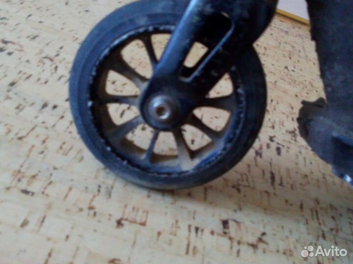 Трюковой самокат парк чëрный