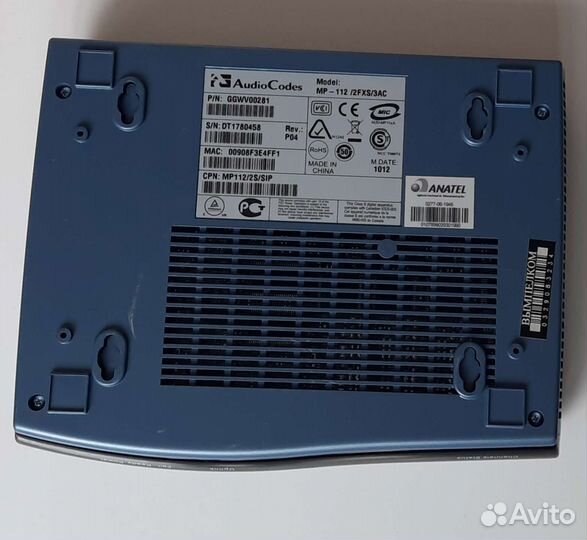 VoIP шлюз AudioCodes MP-112/2FXS/3AC