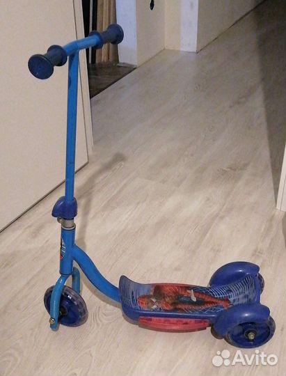 Самокат детский трехколесный бу