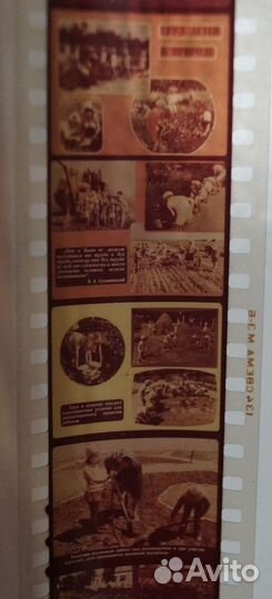 Диафильмы детские обучающие и воспитание 17шт СССР