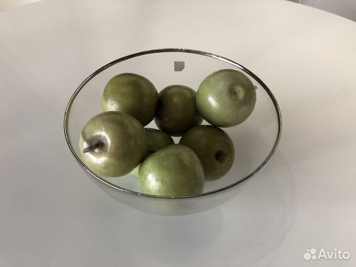 Салатник с платиной, средний. 