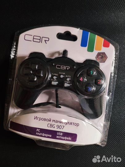 Геймпад для пк, джойстик проводной USB 1,5 м