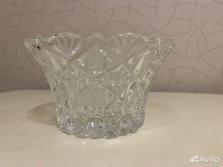 Конфетница хрустальная СССР
