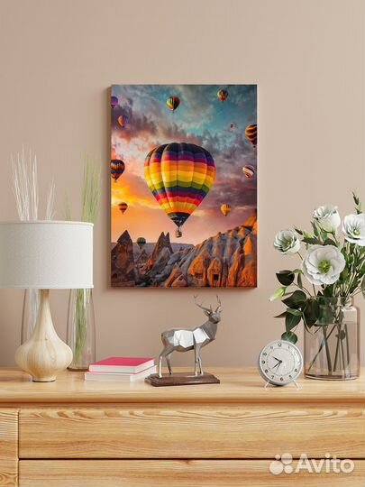 Картина по номерам 40х50 см Воздушные шары новая