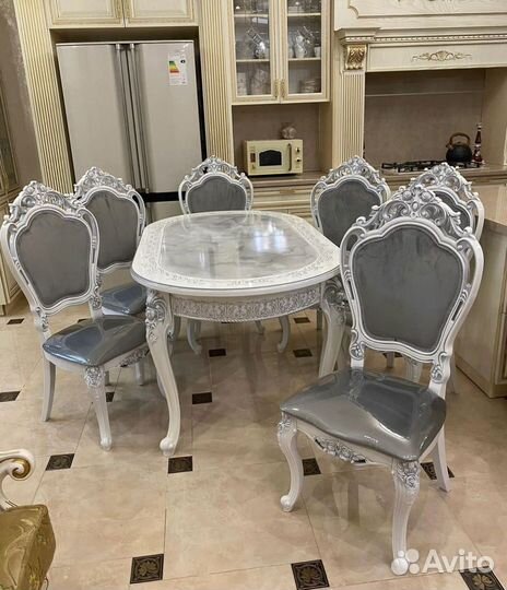 Стол Роза мрамор (Уфа)