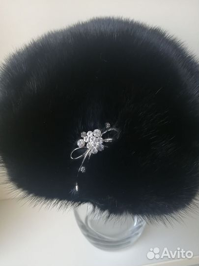 Норковый берет, новый