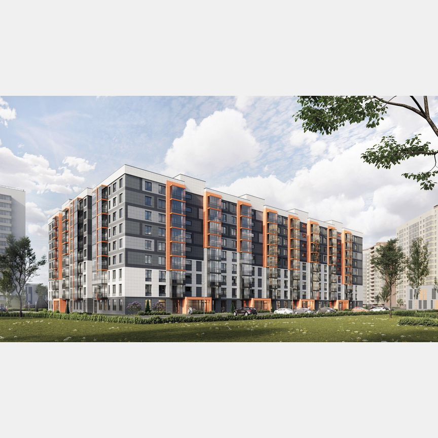 1-к. квартира, 36,3 м², 9/9 эт.