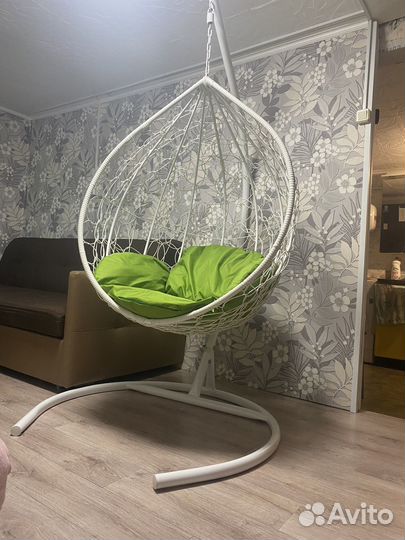 Качели кокон из ротанга