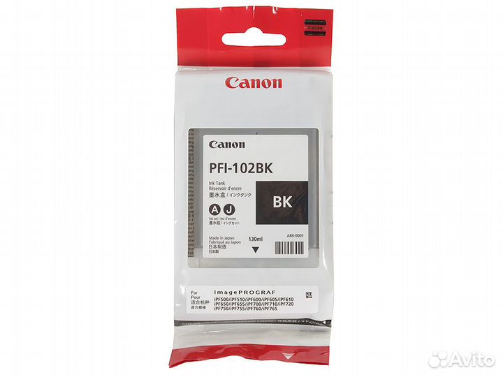 PFI-102 (Bk) Картридж canon оригинальный