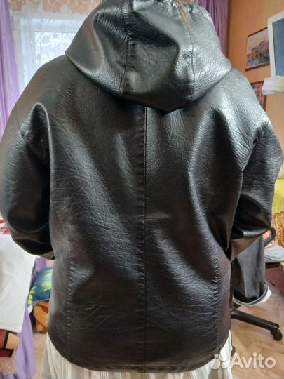 Куртка кожаная женская