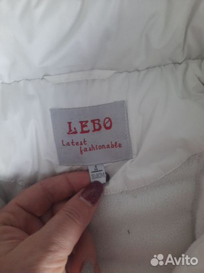 Пуховик для девочки 104