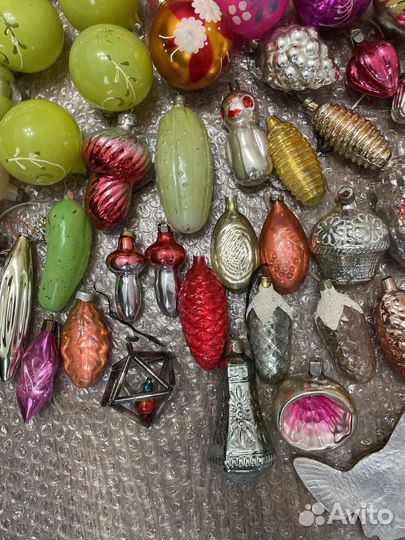 Елочные игрушки СССР одним лотом