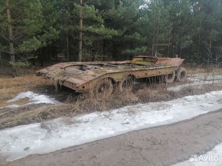 Прицеп трал (тяжеловоз) ЧМЗАП 8358, 1992